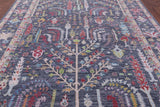 Grey Turkish Oushak Handmade Wool Rug - 9' 1" X 12' 1" - Golden Nile