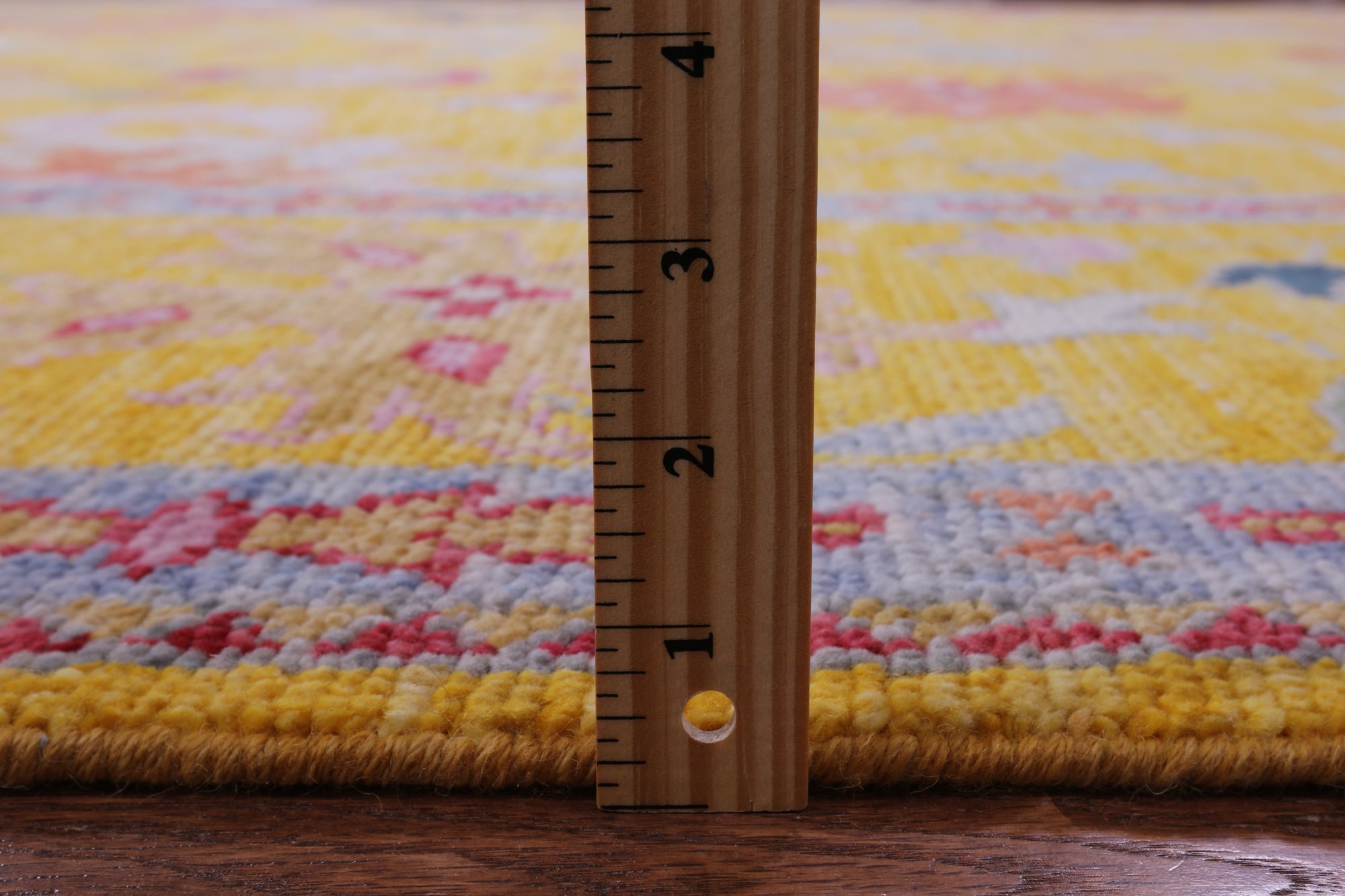 Gold Turkish Oushak Hand Knotted Wool Rug - 10' 3" X 14' 1" - Golden Nile