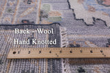 Grey Square Turkish Oushak Hand Knotted Wool Rug - 10' 2" X 10' 4" - Golden Nile