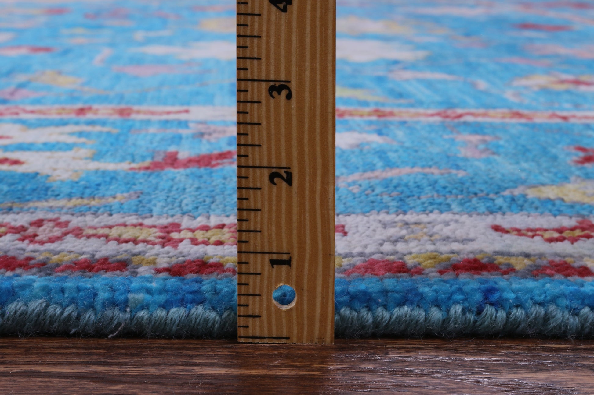 Blue Turkish Oushak Handmade Wool Rug - 8' 8" X 12' 4" - Golden Nile