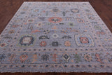 Square Turkish Oushak Hand Knotted Wool Rug - 9' 1" X 9' 2" - Golden Nile