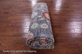 Grey Turkish Oushak Handmade Wool Rug - 8' 4" X 16' 1" - Golden Nile