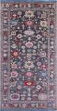 Grey Turkish Oushak Handmade Wool Rug - 8' 4" X 16' 1" - Golden Nile