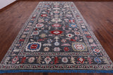 Grey Turkish Oushak Handmade Wool Rug - 8' 4" X 16' 1" - Golden Nile