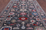 Grey Turkish Oushak Handmade Wool Rug - 8' 4" X 16' 1" - Golden Nile