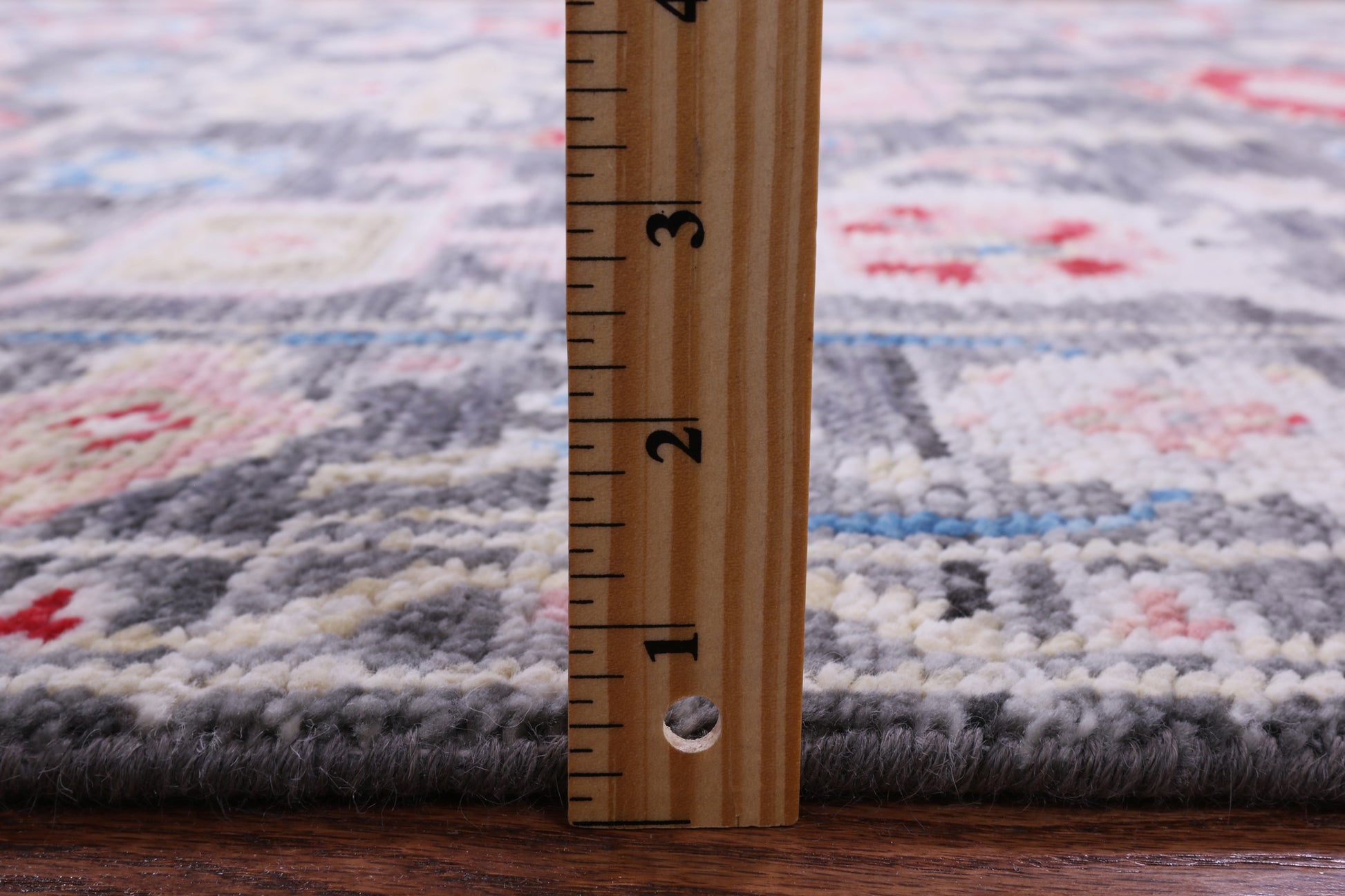 Grey Turkish Oushak Hand Knotted Wool Runner Rug - 4' 3" X 11' 11" - Golden Nile