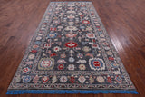 Grey Turkish Oushak Hand Knotted Wool Rug - 6' 0" X 12' 2" - Golden Nile