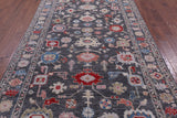 Grey Turkish Oushak Hand Knotted Wool Rug - 6' 0" X 12' 2" - Golden Nile