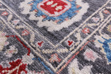 Grey Turkish Oushak Hand Knotted Wool Rug - 6' 0" X 12' 2" - Golden Nile