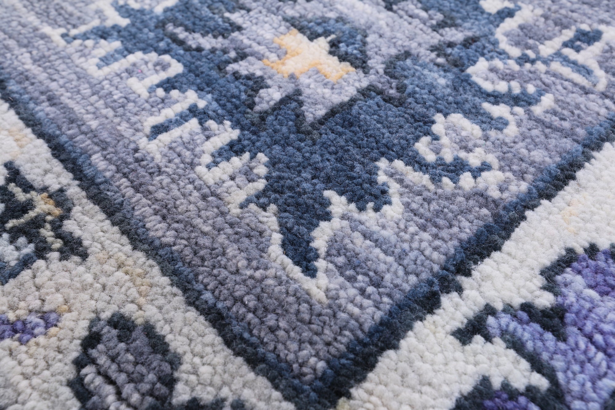 Grey Turkish Oushak Hand Knotted Wool Rug - 8' 11" X 11' 11" - Golden Nile