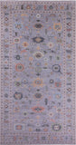 Turkish Oushak Hand Knotted Wool Rug - 9' 5" X 18' 2" - Golden Nile