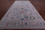 Turkish Oushak Hand Knotted Wool Rug - 9' 5" X 18' 2" - Golden Nile