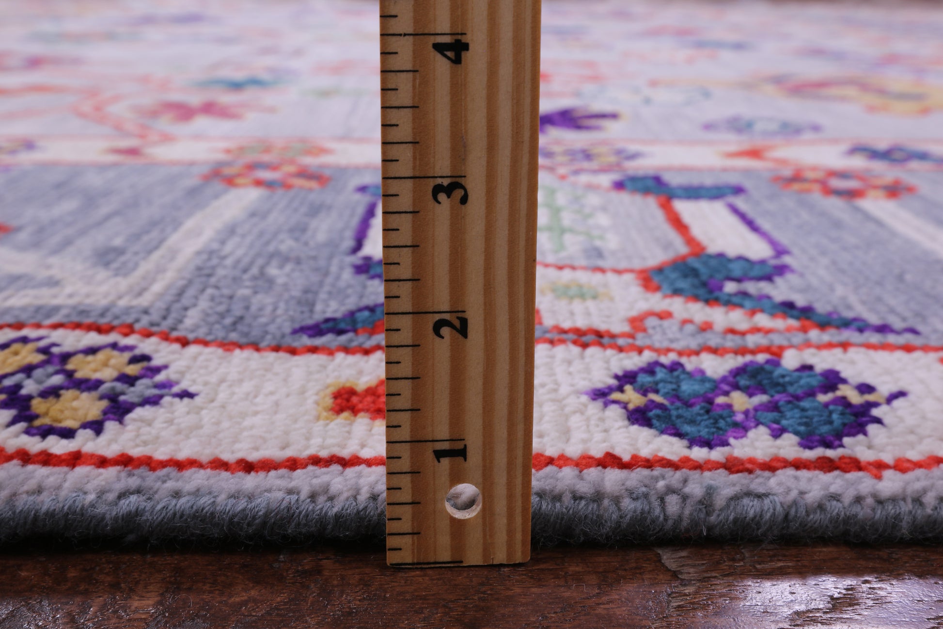 Grey Turkish Oushak Hand Knotted Wool Rug - 9' 4" X 11' 9" - Golden Nile