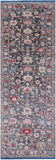 Grey Turkish Oushak Hand Knotted Wool Runner Rug - 4' 1" X 11' 10" - Golden Nile