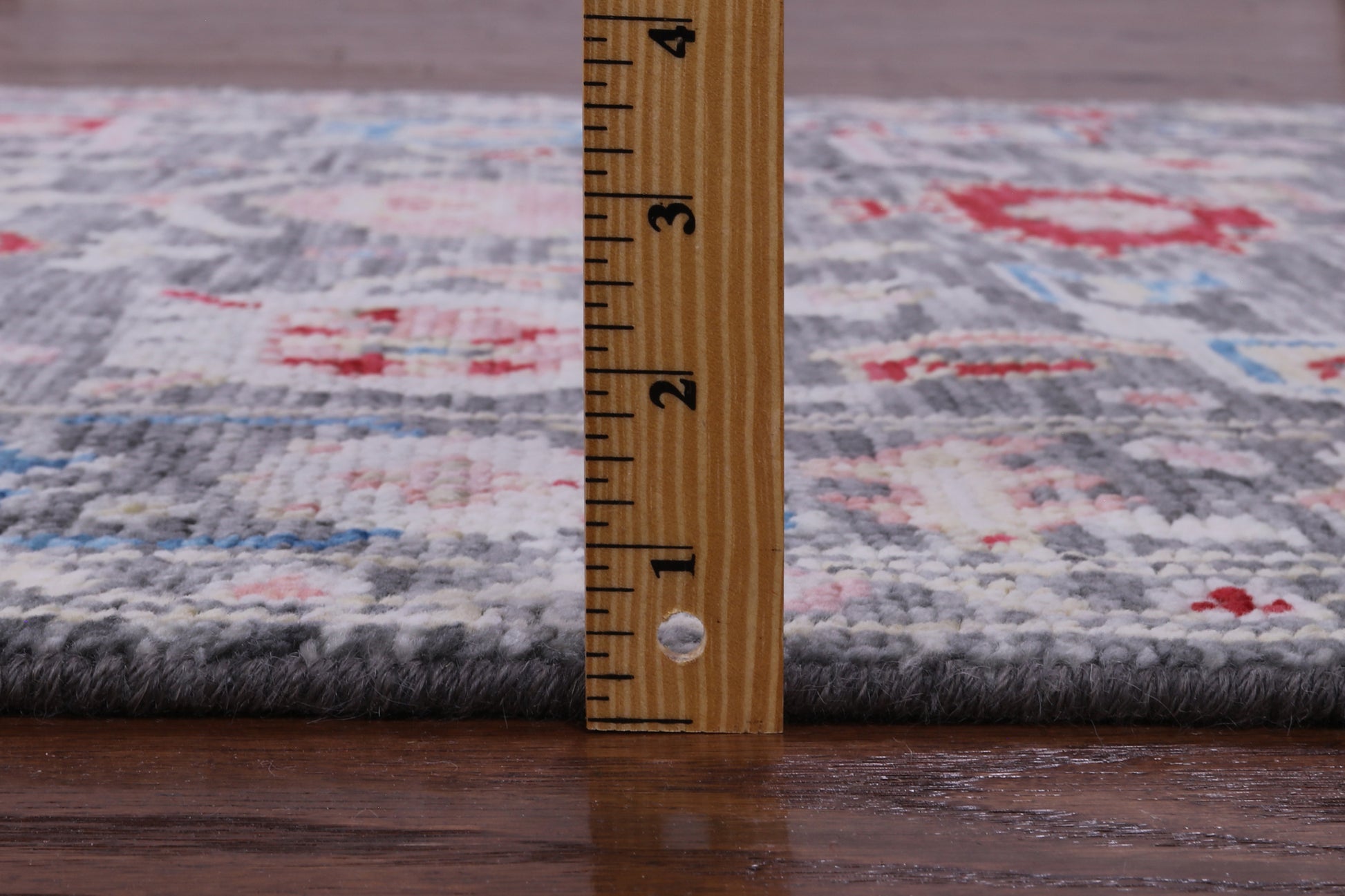 Grey Turkish Oushak Hand Knotted Wool Runner Rug - 4' 1" X 11' 10" - Golden Nile