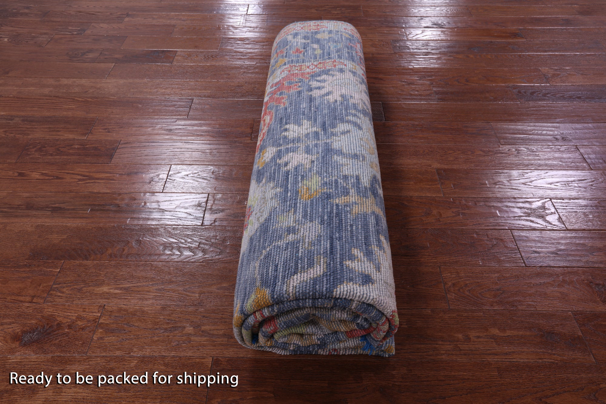 Turkish Oushak Hand Knotted Wool Rug - 8' 0" X 10' 4" - Golden Nile