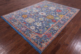 Turkish Oushak Hand Knotted Wool Rug - 8' 0" X 10' 4" - Golden Nile
