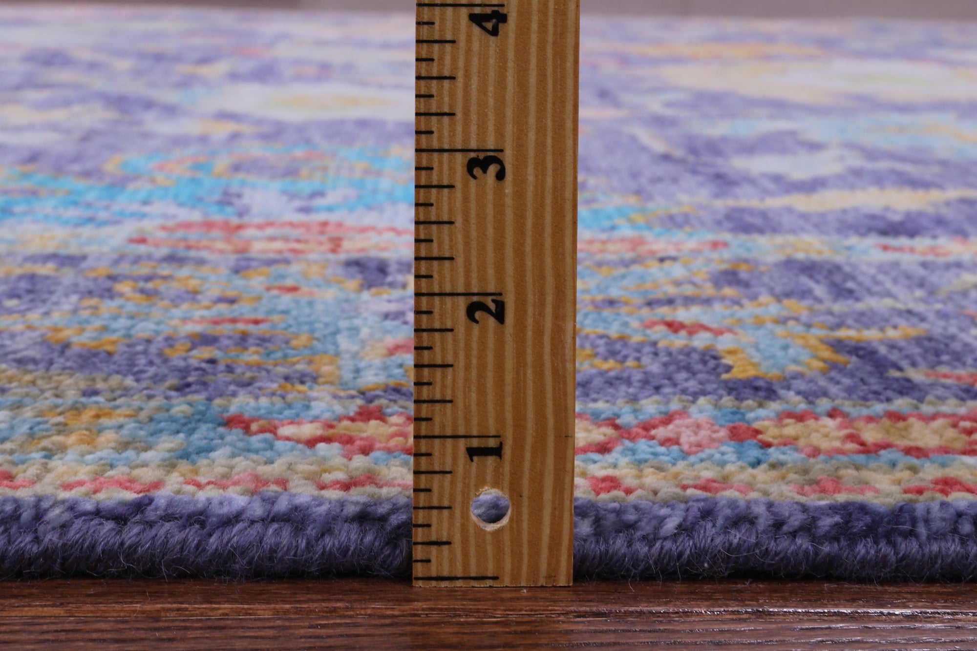 Purple Turkish Oushak Hand Knotted Wool Rug - 7' 9" X 9' 11" - Golden Nile