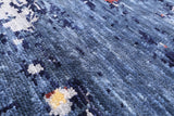 Abstract Modern Hand Knotted Wool Rug - 9' 3" X 11' 6" - Golden Nile