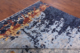 Abstract Modern Hand Knotted Wool Rug - 9' 3" X 11' 6" - Golden Nile