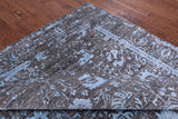 Grey Persian Handmade Wool & Silk Rug - 8' 1" X 10' 1" - Golden Nile
