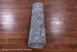 Grey Persian Handmade Wool & Silk Rug - 8' 1" X 10' 1" - Golden Nile