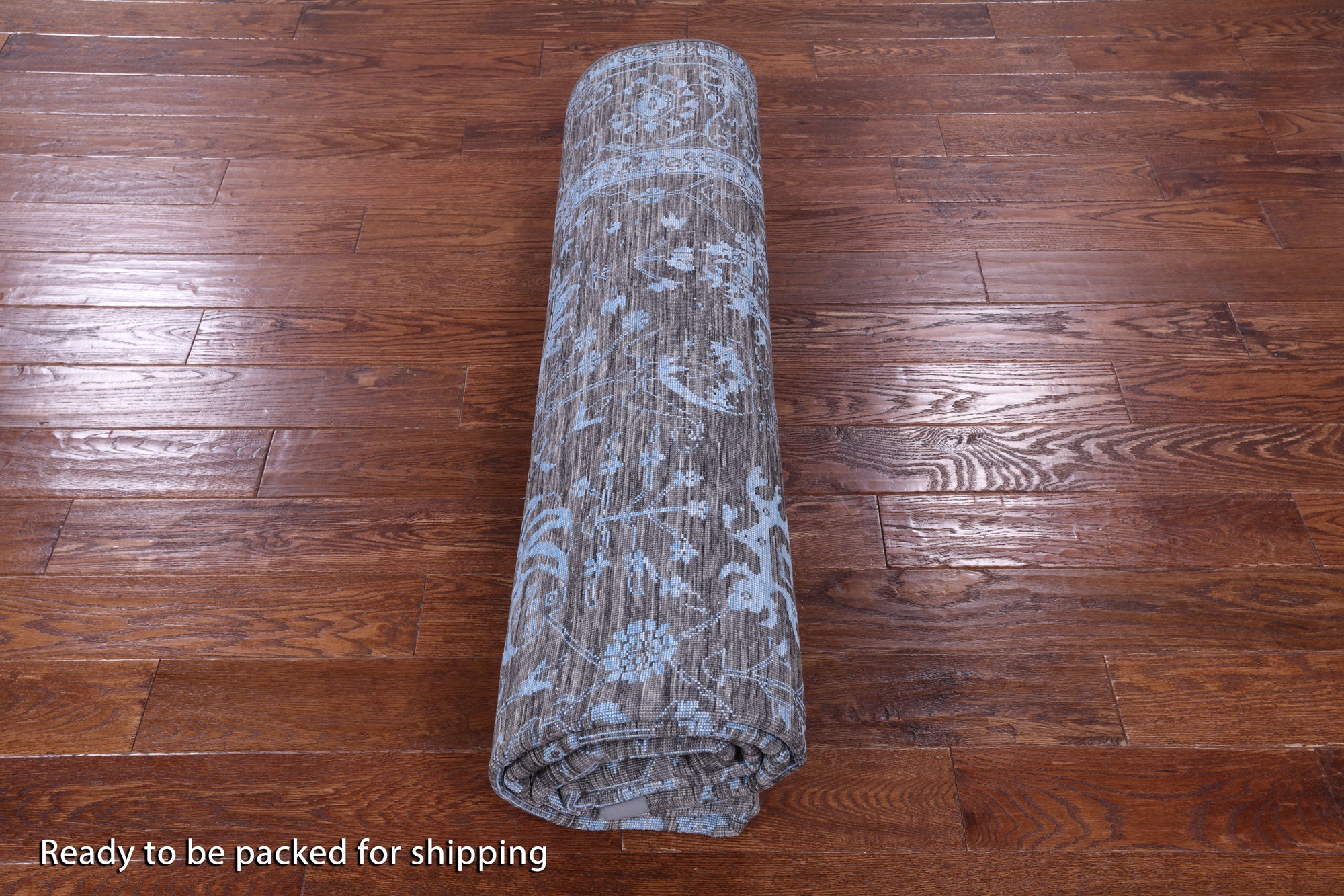 Grey Persian Handmade Wool & Silk Rug - 8' 1" X 10' 1" - Golden Nile