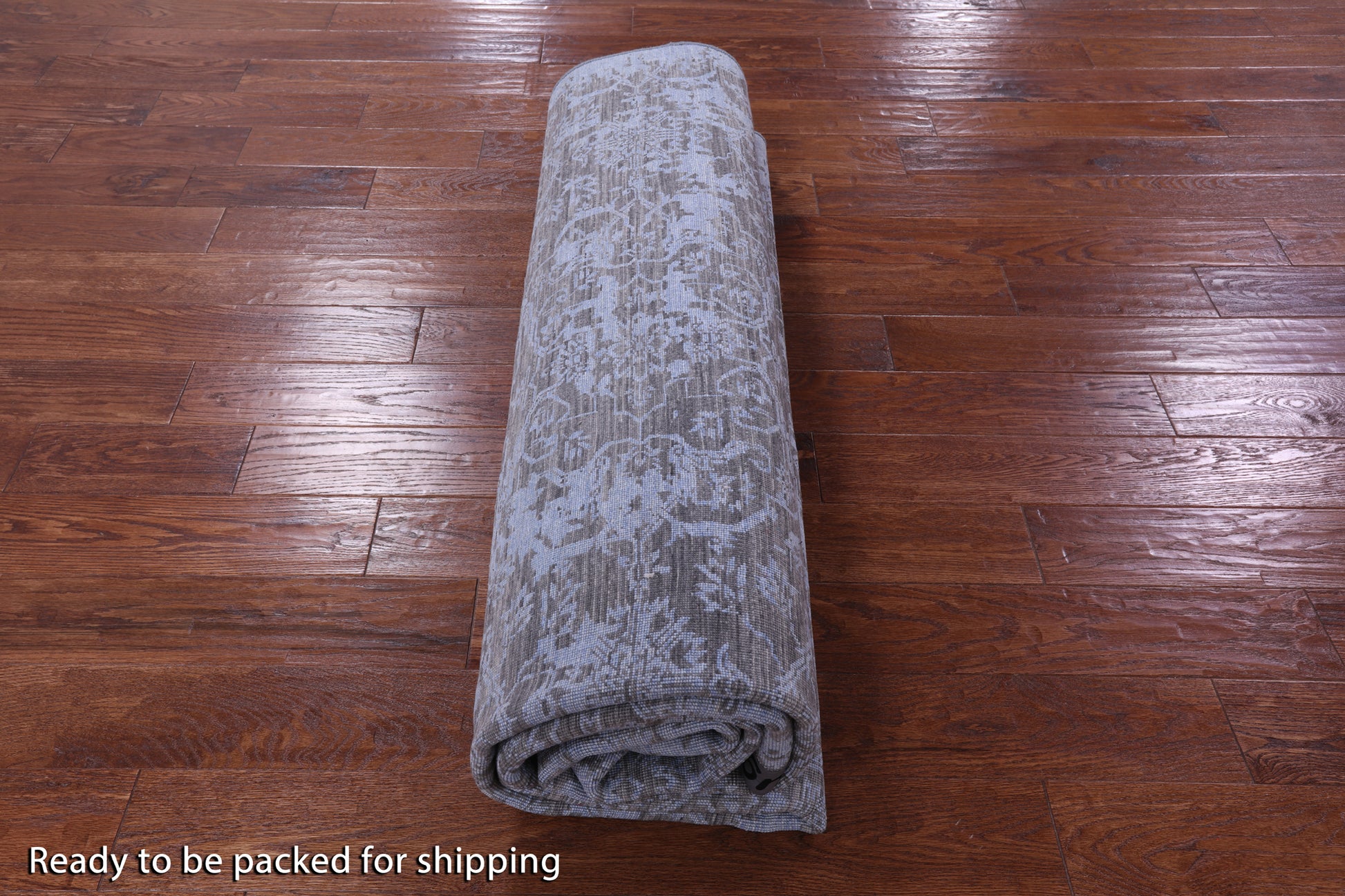 Contemporary Handmade Wool & Silk Rug - 8' 2" X 10' 2" - Golden Nile