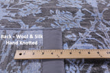 Contemporary Handmade Wool & Silk Rug - 8' 2" X 10' 2" - Golden Nile