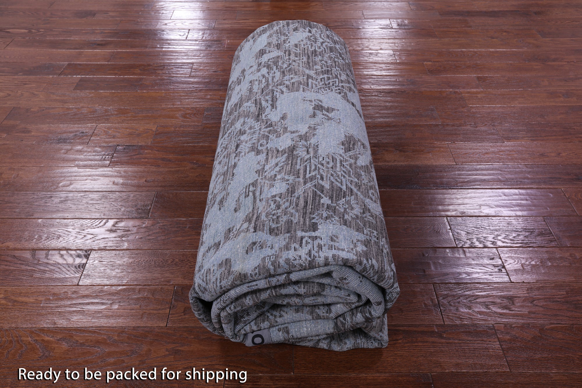 Contemporary Hand Knotted Wool & Silk Rug - 9' 11" X 14' 3" - Golden Nile