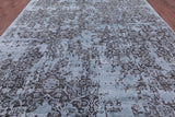 Contemporary Hand Knotted Wool & Silk Rug - 9' 11" X 14' 3" - Golden Nile