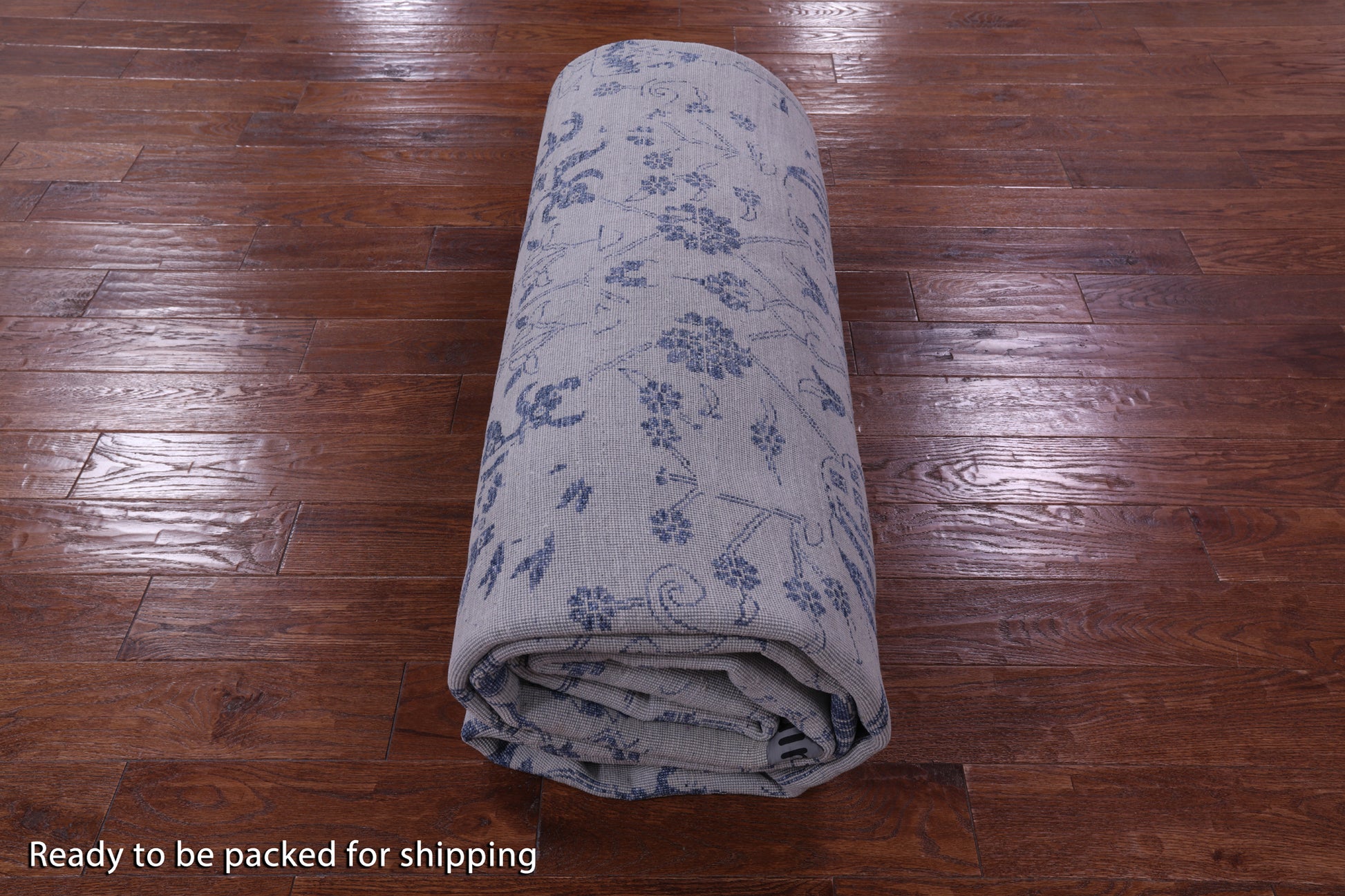 Grey Persian Hand Knotted Wool & Silk Rug - 10' 0" X 13' 11" - Golden Nile
