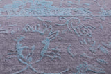 Grey Persian Hand Knotted Wool & Silk Rug - 10' 0" X 14' 1" - Golden Nile