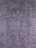 Grey Persian Fine Serapi Handmade Wool & Silk Rug - 10' 0" X 13' 11" - Golden Nile