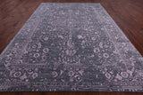 Grey Persian Fine Serapi Handmade Wool & Silk Rug - 10' 0" X 13' 11" - Golden Nile