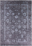 Grey Persian Hand Knotted Wool & Silk Rug - 10' 2" X 14' 2" - Golden Nile