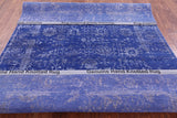Blue Persian Hand Knotted Wool & Silk Rug - 5' 11" X 8' 10" - Golden Nile