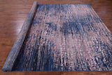 Contemporary Hand Knotted Wool & Silk Rug - 8' 11" X 12' 4" - Golden Nile