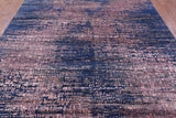 Contemporary Hand Knotted Wool & Silk Rug - 8' 11" X 12' 4" - Golden Nile