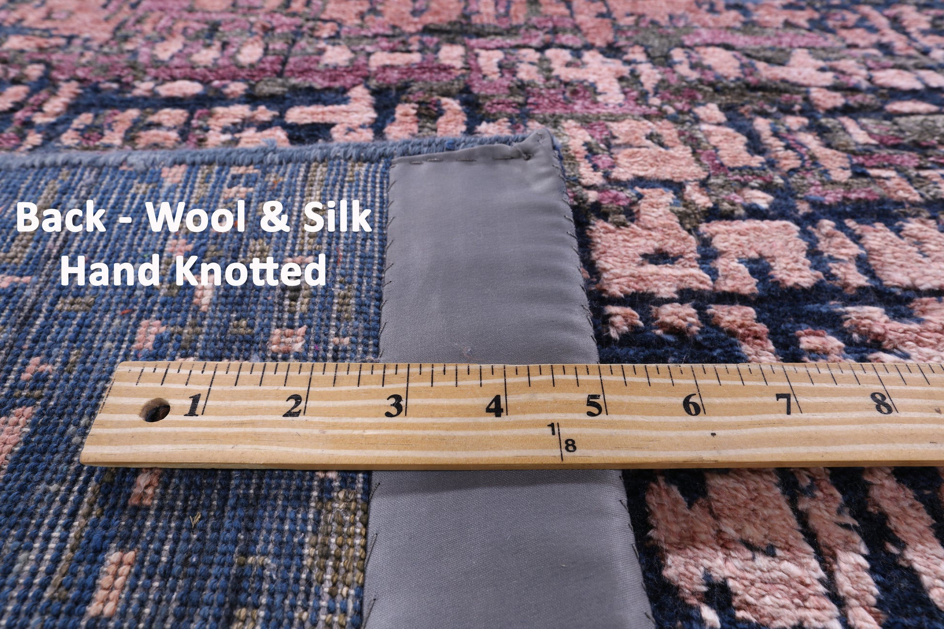 Contemporary Hand Knotted Wool & Silk Rug - 8' 11" X 12' 4" - Golden Nile