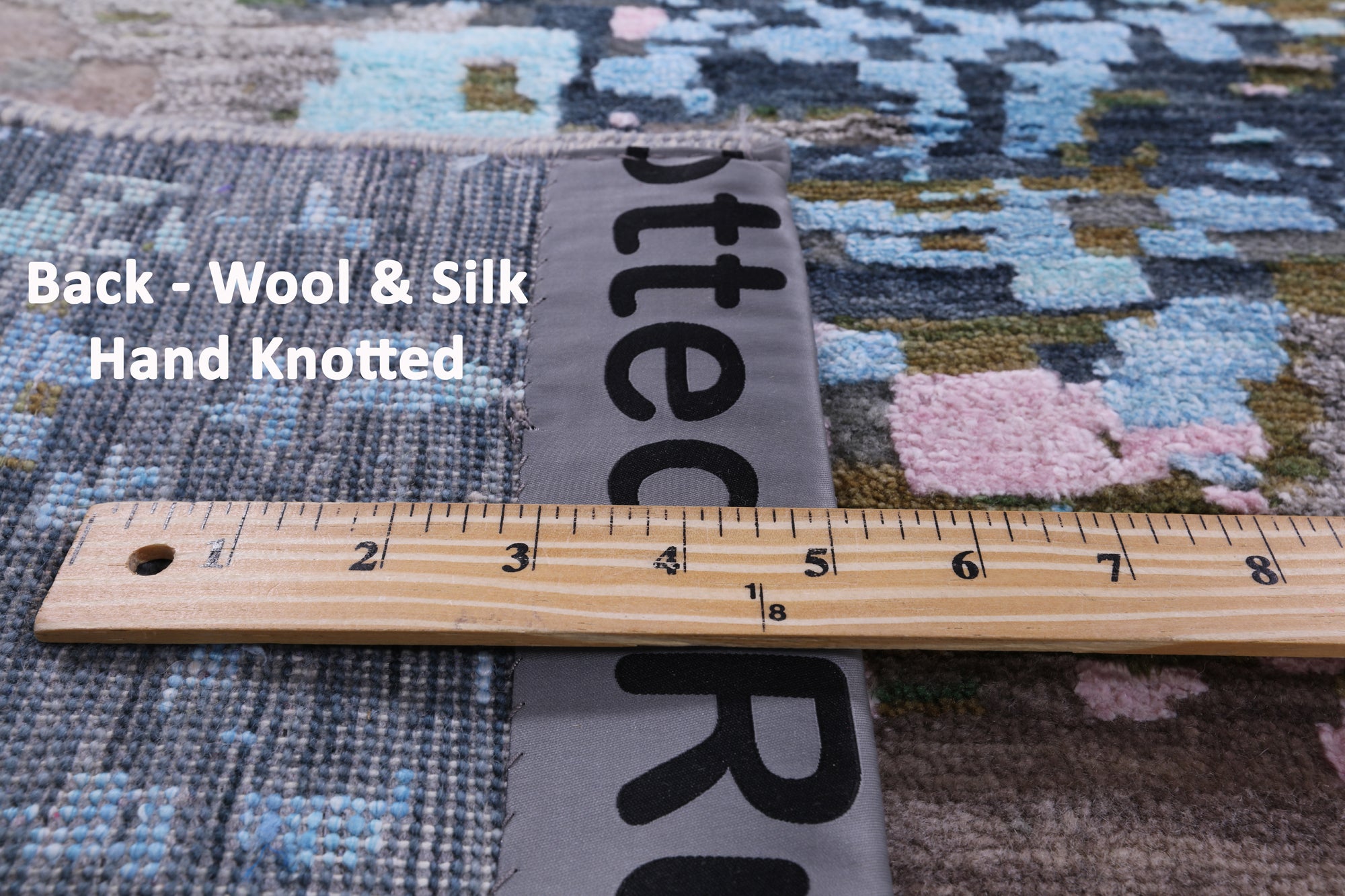 Modern Hand Knotted Wool & Silk Rug - 8' 3" X 9' 11" - Golden Nile