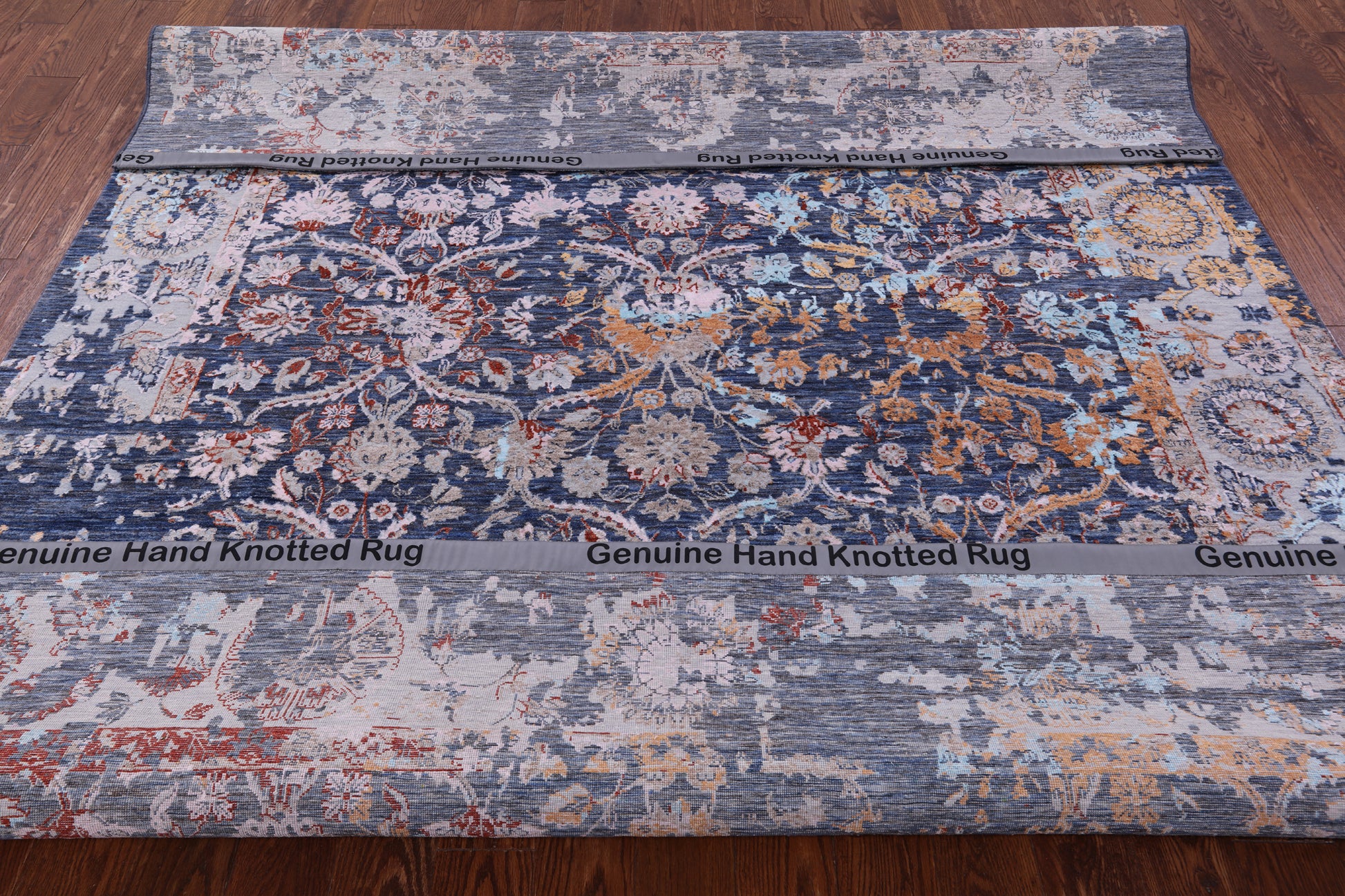Persian Hand Knotted Wool & Silk Rug - 8' 1" X 10' 0" - Golden Nile