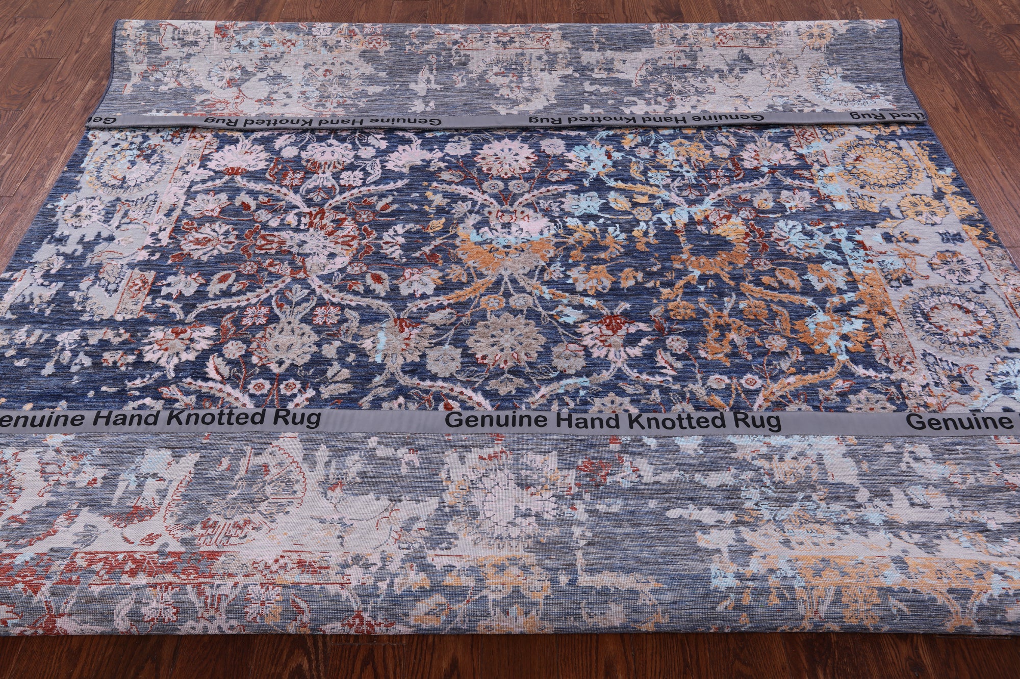 Persian Hand Knotted Wool & Silk Rug - 8' 1" X 10' 0" - Golden Nile
