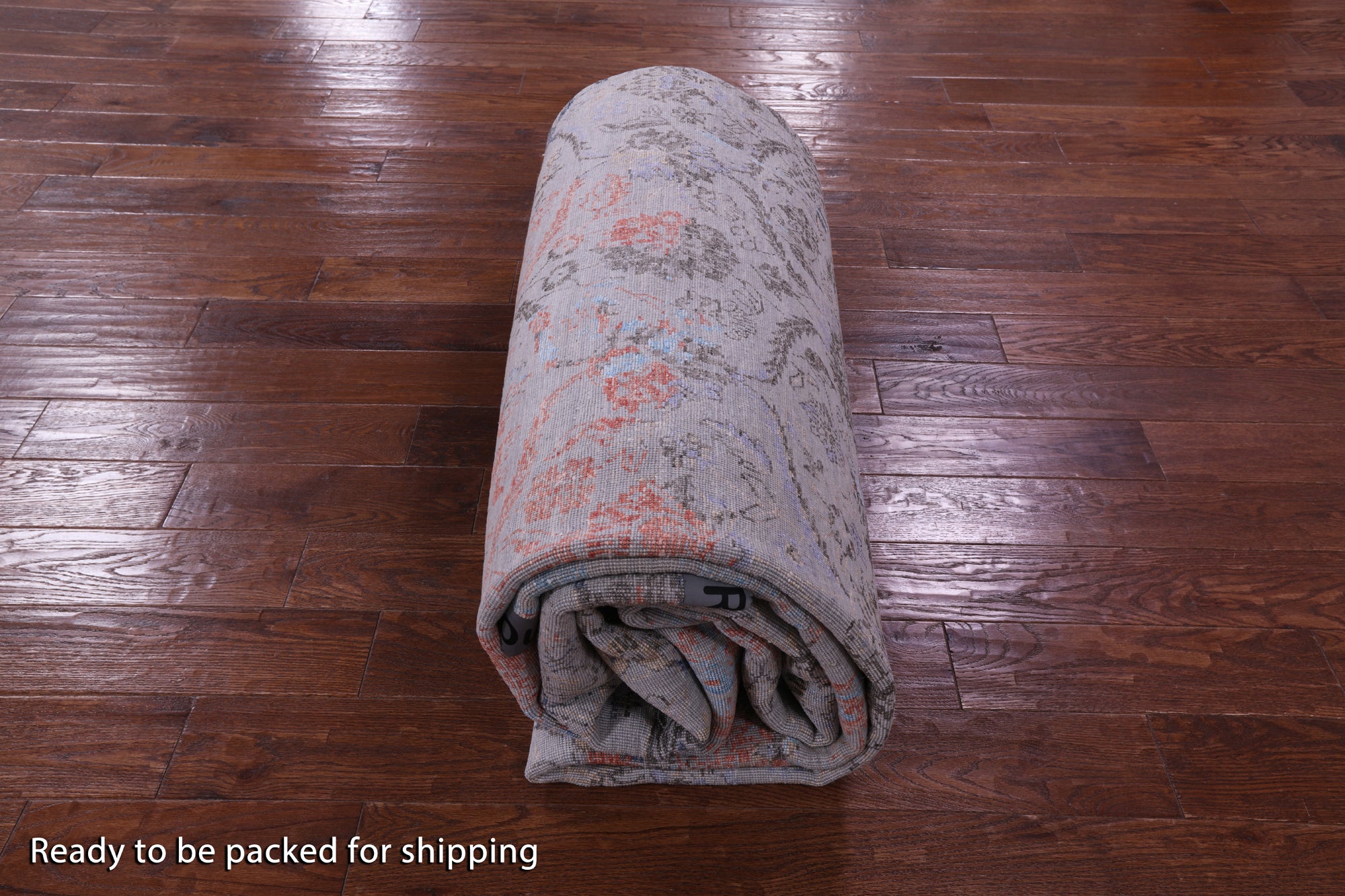 Modern Handmade Wool & Silk Rug - 10' 0" X 14' 1" - Golden Nile