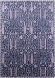 Grey Persian Ziegler Hand Knotted Wool & Silk Rug - 9' 10" X 14' 1" - Golden Nile