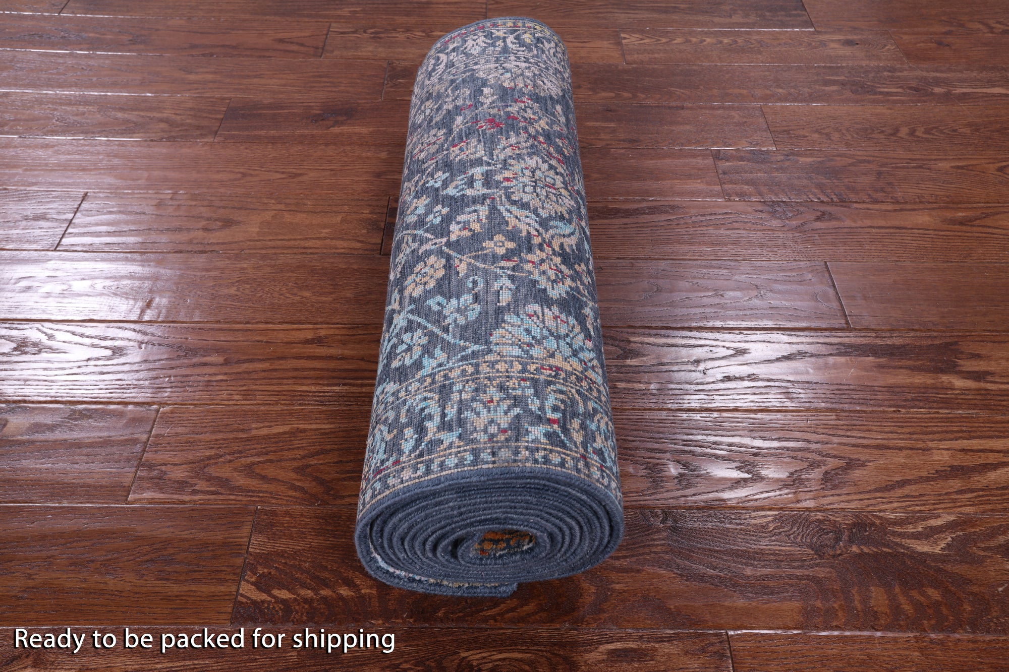 Persian Hand Knotted Wool & Silk Runner Rug - 2' 7" X 12' 5" - Golden Nile