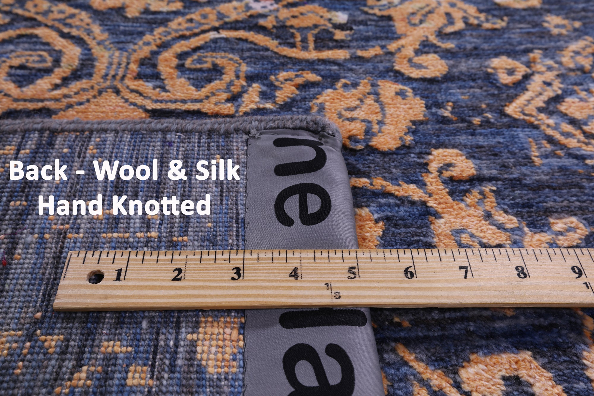 Persian Hand Knotted Wool & Silk Runner Rug - 2' 6" X 12' 0" - Golden Nile