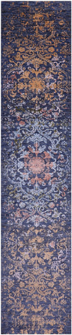 Persian Hand Knotted Wool & Silk Runner Rug - 2' 6