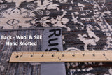 Persian Hand Knotted Wool & Silk Runner Rug - 2' 5" X 14' 0" - Golden Nile