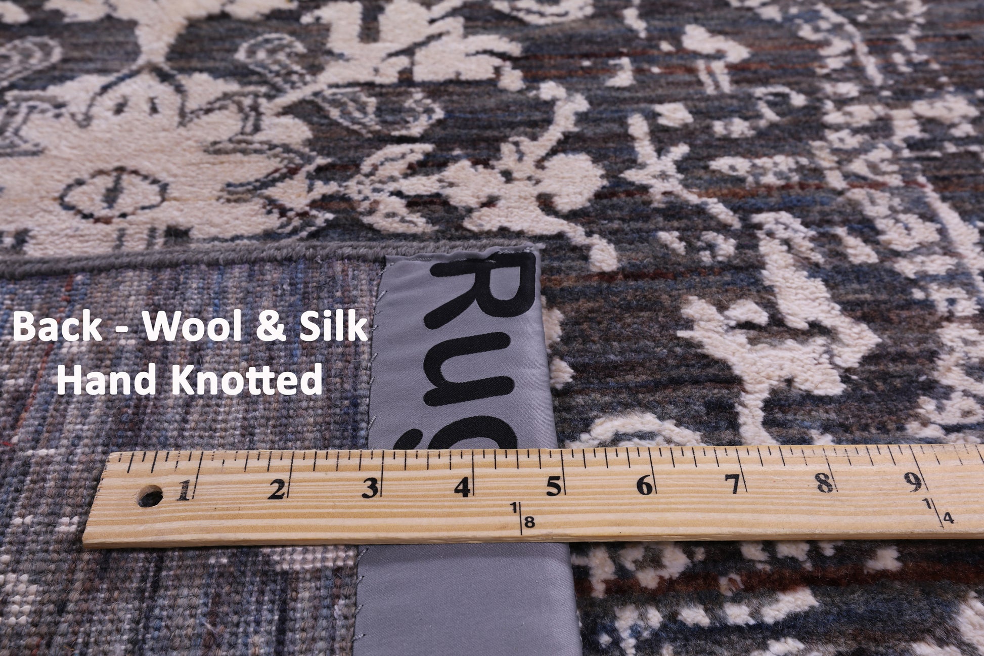 Persian Hand Knotted Wool & Silk Runner Rug - 2' 5" X 14' 0" - Golden Nile